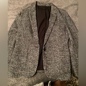 Ann Taylor Size 12 blazer. Black and white pattern